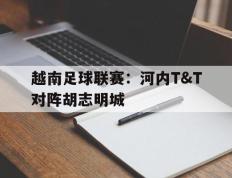 越南足球联赛：河内T&amp;T对阵胡志明城的简单介绍